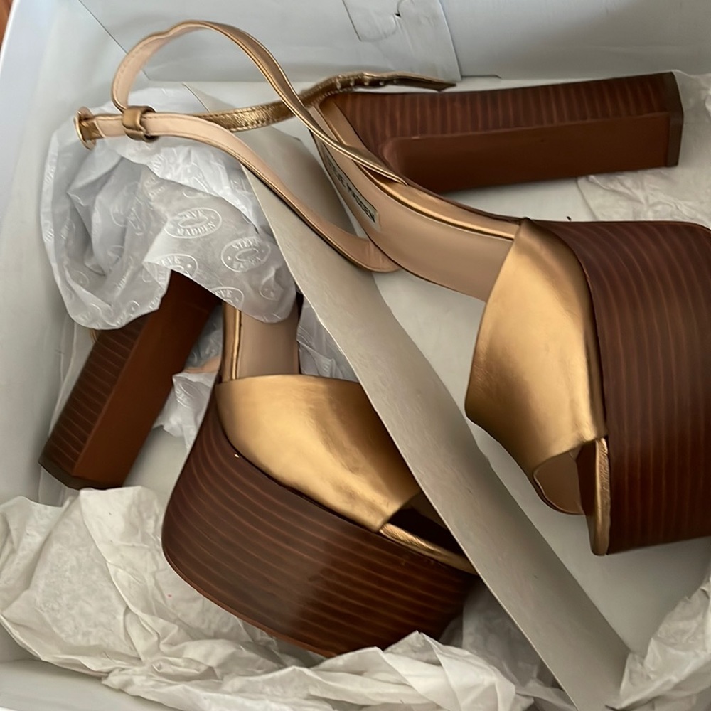 Steve Madden Youthful Bronze heel